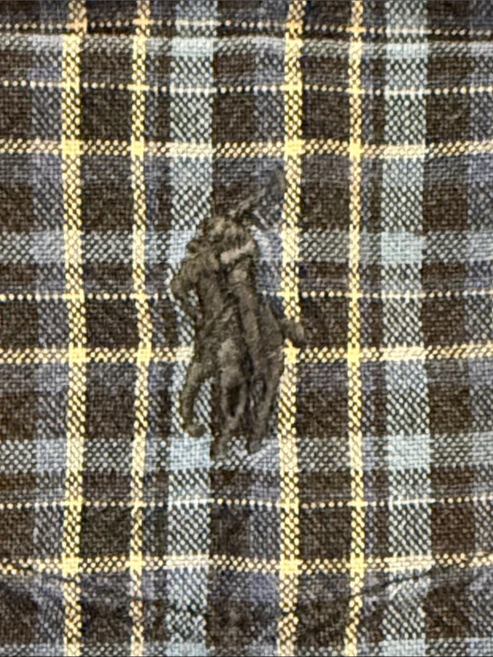 Polo Ralph Lauren Big Shirt Plaid Button Down Cotton Oversized Medium Blue - Picture 4 of 12